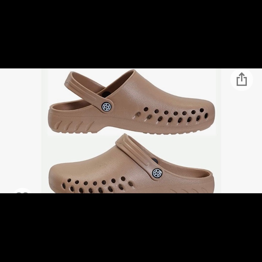 Garden shoes never worn just tried on.